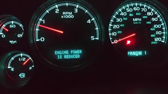 how to fix reduced engine power chevy silverado