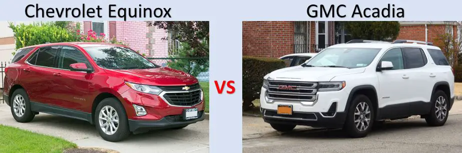 gmc acadia vs chevy equinox
