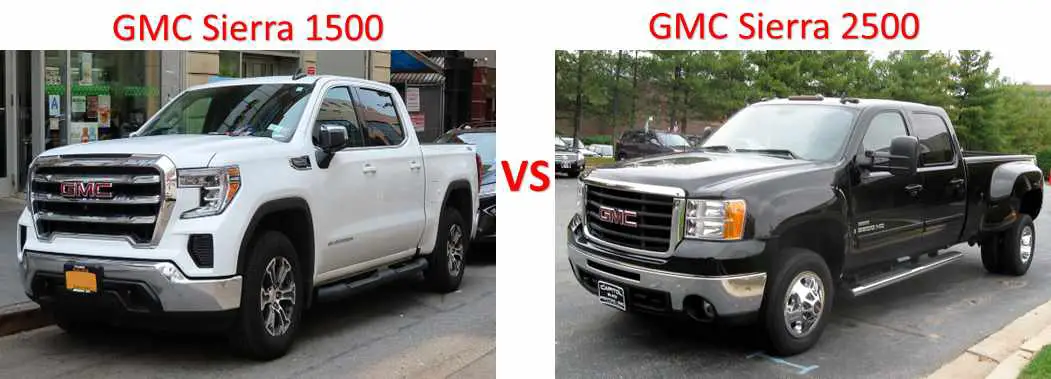 gmc sierra 1500 vs 2500