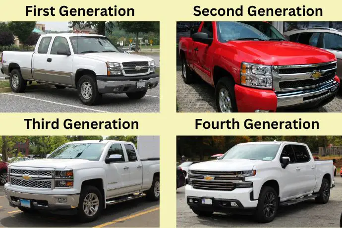 chevy silverado 1500 generations