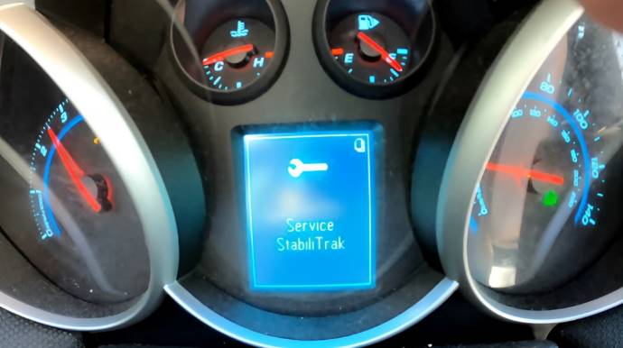 how to reset service stabilitrak light gmc sierra