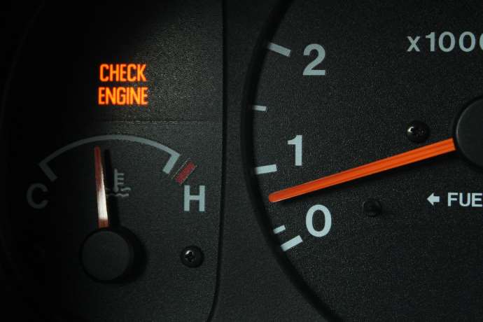 gmc sierra check engine light reset