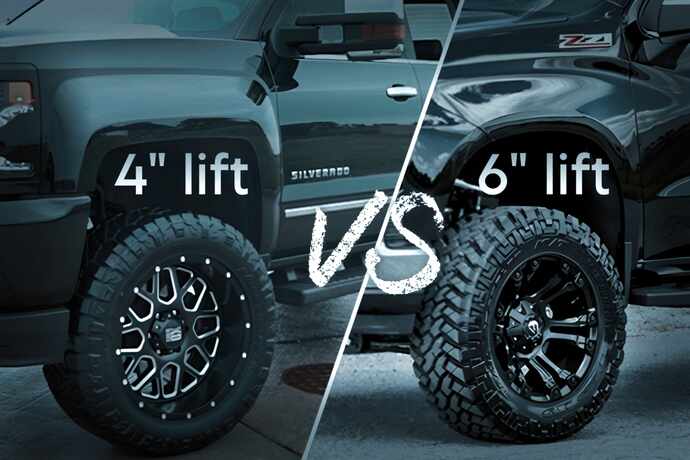 4 inch lift vs 6 inch lift silverado